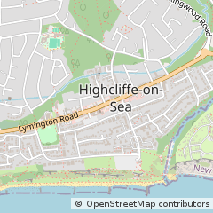 Map of Christchurch, Dorset