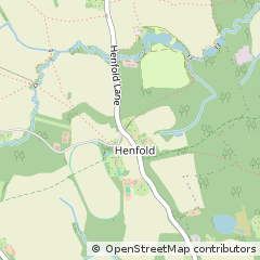 Map of Dorking, Surrey