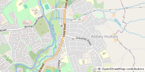 Map of Stoke-on-Trent