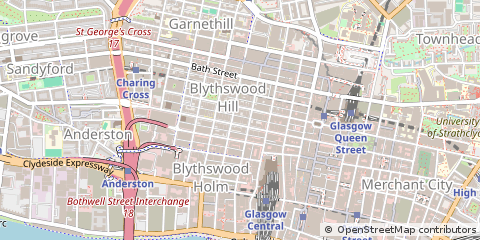Map of Glasgow