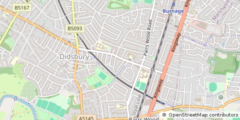 Map of Manchester