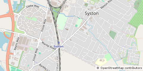 Map of Leicester, Leicestershire