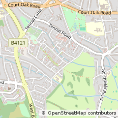 Map of Birmingham, West Midlands