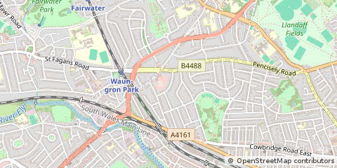 Map of Cardiff