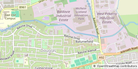 Map of Dundee