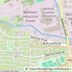 Map of Dundee