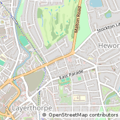 Map of York, North Yorkshire