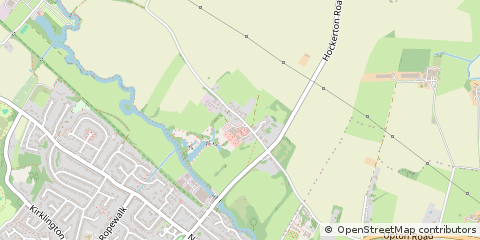 Map of Southwell, Nottinghamshire