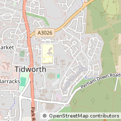 Map of Tidworth, Wiltshire