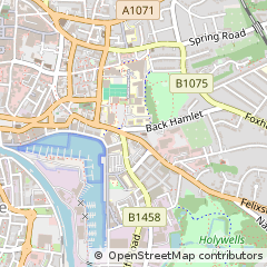 Map of Ipswich, Suffolk