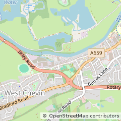 Map of Otley, West Yorkshire