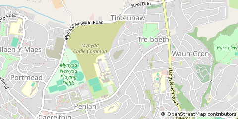 Map of Swansea