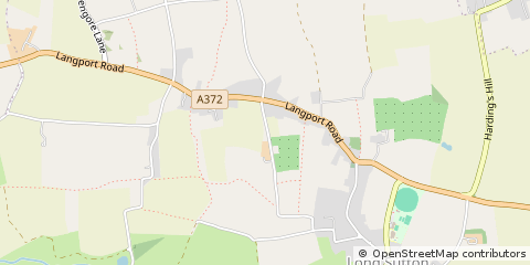 Map of Langport, Somerset