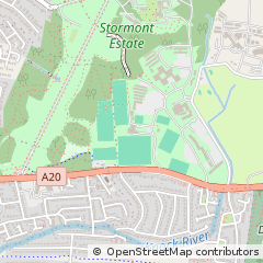 Map of Upper Newtownards Road, Belfast