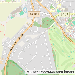 Map of Northwood, Middlesex