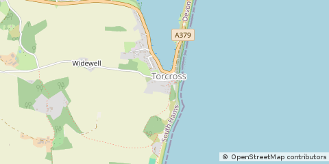 Map of Kingsbridge, Devon