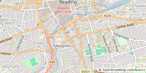 Map of Reading