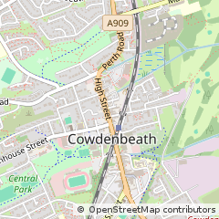Map of Cowdenbeath