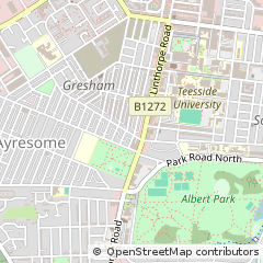 Map of Middlesbrough