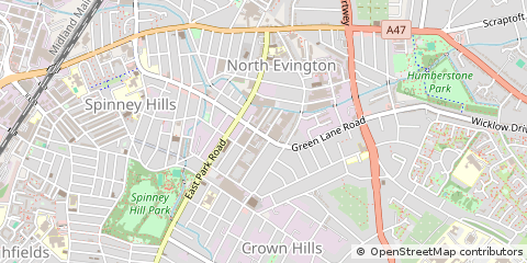 Map of Leicester