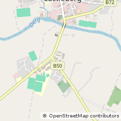 Map of Castlederg, CO. Tyrone