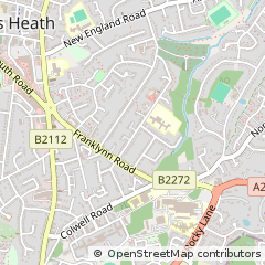 Map of Haywards Heath
