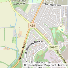 Map of Leeds