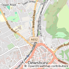 Map of West Yorkshire