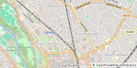 Map of South Glamorgan