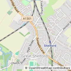 Map of Cambridge, Cambridgeshire