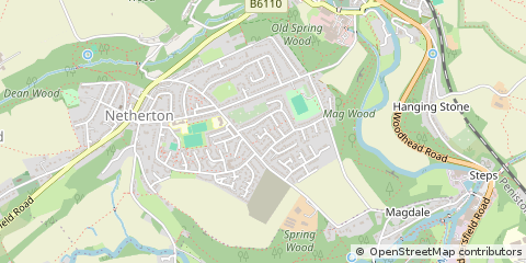 Map of Huddersfield