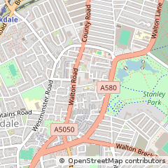 Map of Liverpool, Merseyside