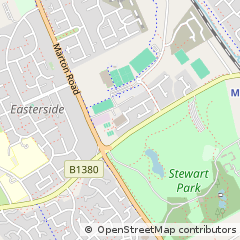 Map of Marton Road,middlesbrough., Cleveland.