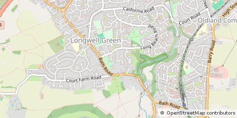 Map of Bristol, Somerset