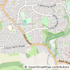 Map of Bristol, Somerset