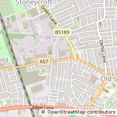 Map of Liverpool, Merseyside