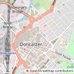Map of Doncaster, South Yorkshire