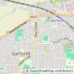 Map of Leeds, Yorkshire