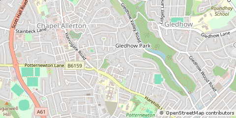 Map of Leeds