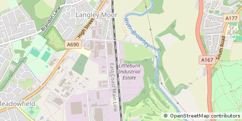 Map of Durham, County Durham