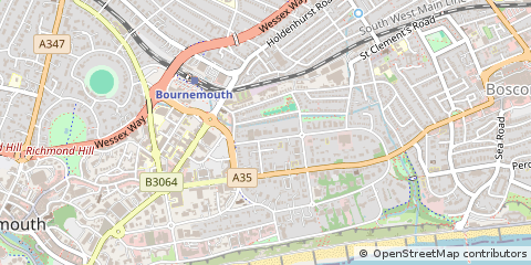 Map of Bournemouth