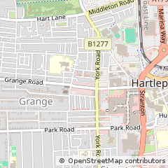 Map of Hartlepool, Co. Durham