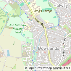 Map of Taunton, Somerset