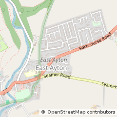 Map of East Ayton, Scarborough