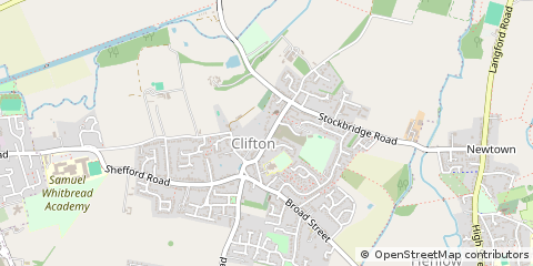 Map of Shefford, Bedfordshire
