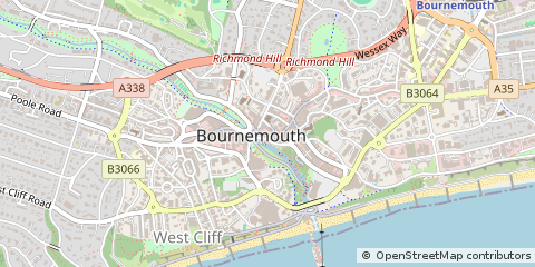Map of Bournemouth