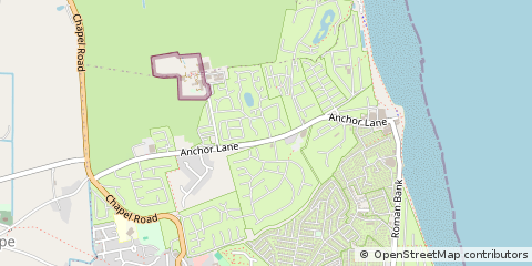 Map of Skegness, Lincolnshire