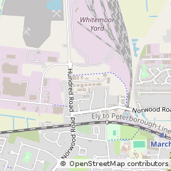 Map of March, Cambridgeshire