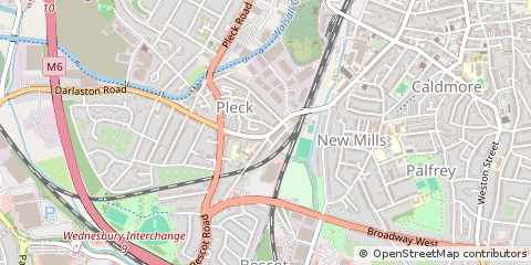 Map of Walsall