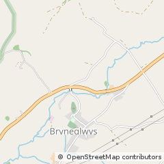 Map of Corwen